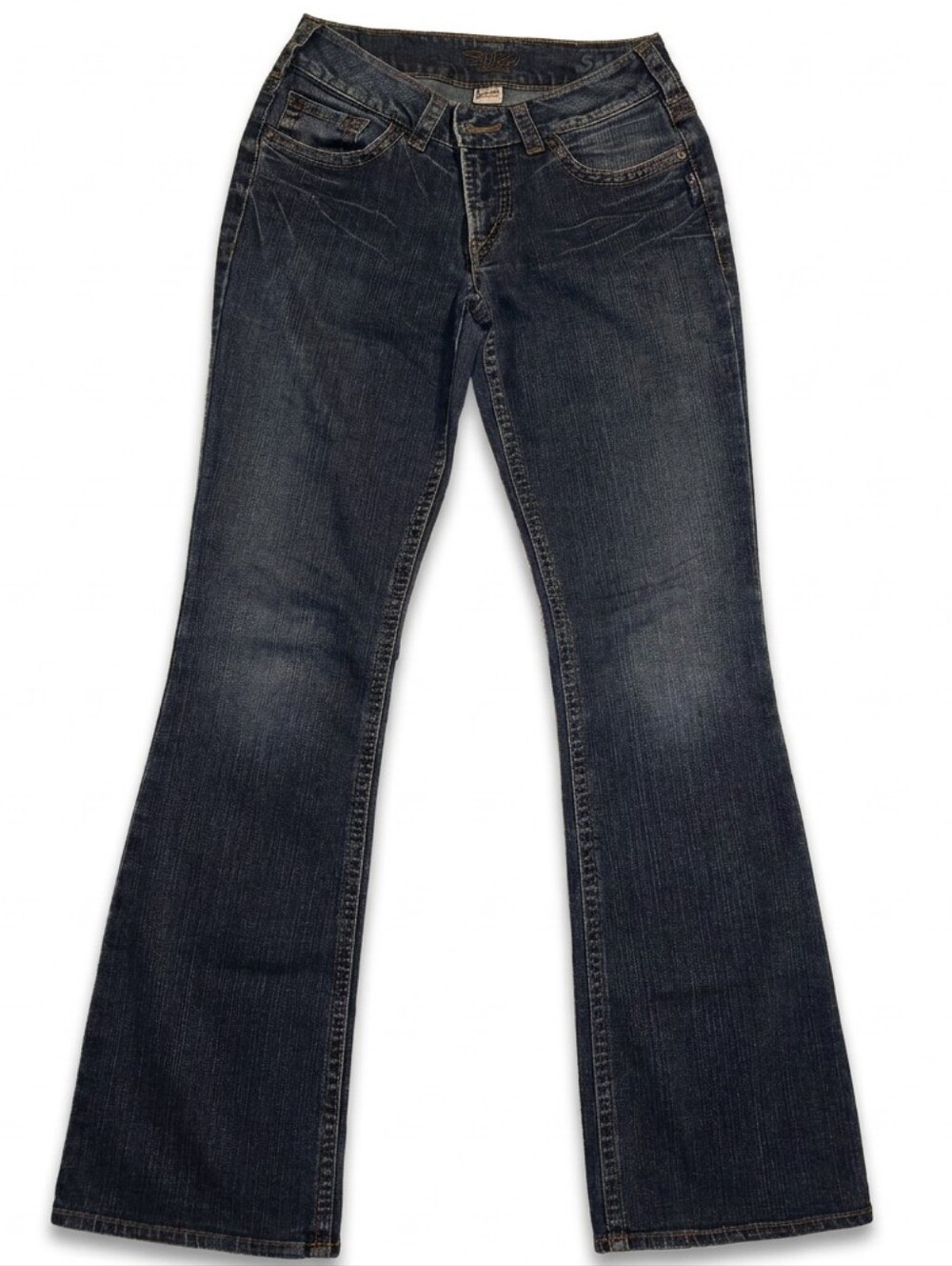 Silver:  "Suki" Bootcut Jeans- Dark Wash